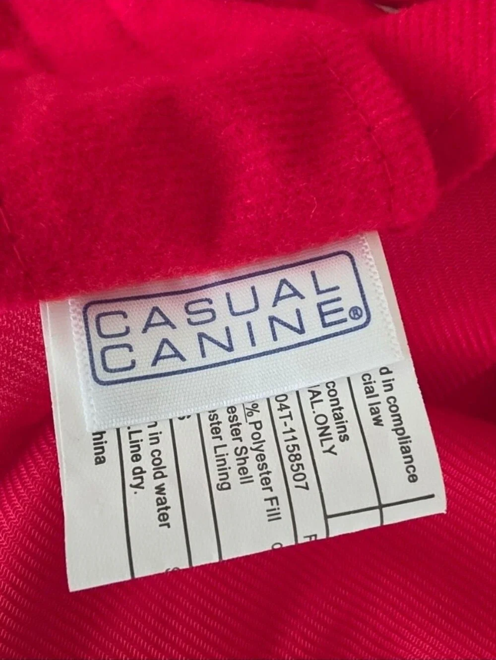 Casual Canine Lobster Paws Dog Costume Small Excellent Condition